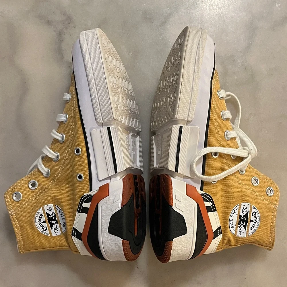 Converse CPX70 Classic Platform Mustard High-Top Sneakers - Picture 7 of 9